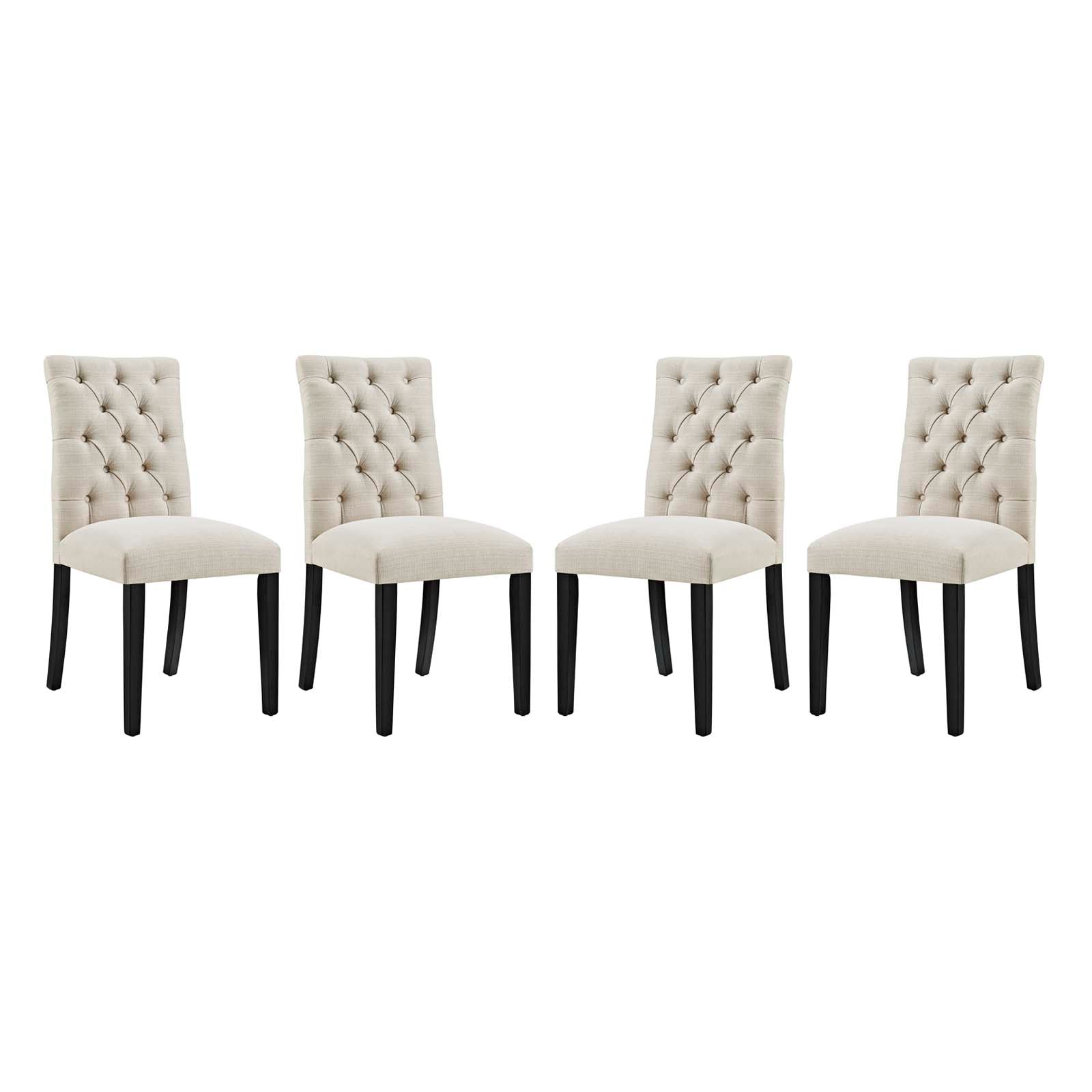 Duchess Dining Chair Fabric Set of 4 By HouseBean