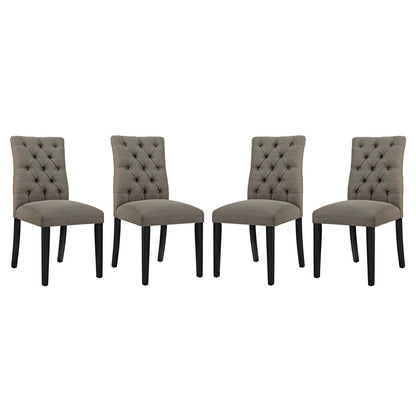 Duchess Dining Chair Fabric Set of 4 By HouseBean