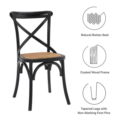 Gear Dining Side Chair Set of 4 By HouseBean