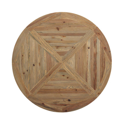 Stitch 59&quot; Round Pine Wood Dining Table by Modway