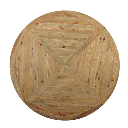 Stitch 71&quot; Round Pine Wood Dining Table by Modway