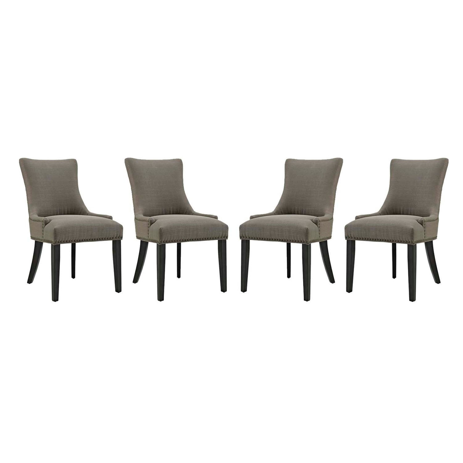 Marquis Dining Chair Fabric Set of 4 by Modway