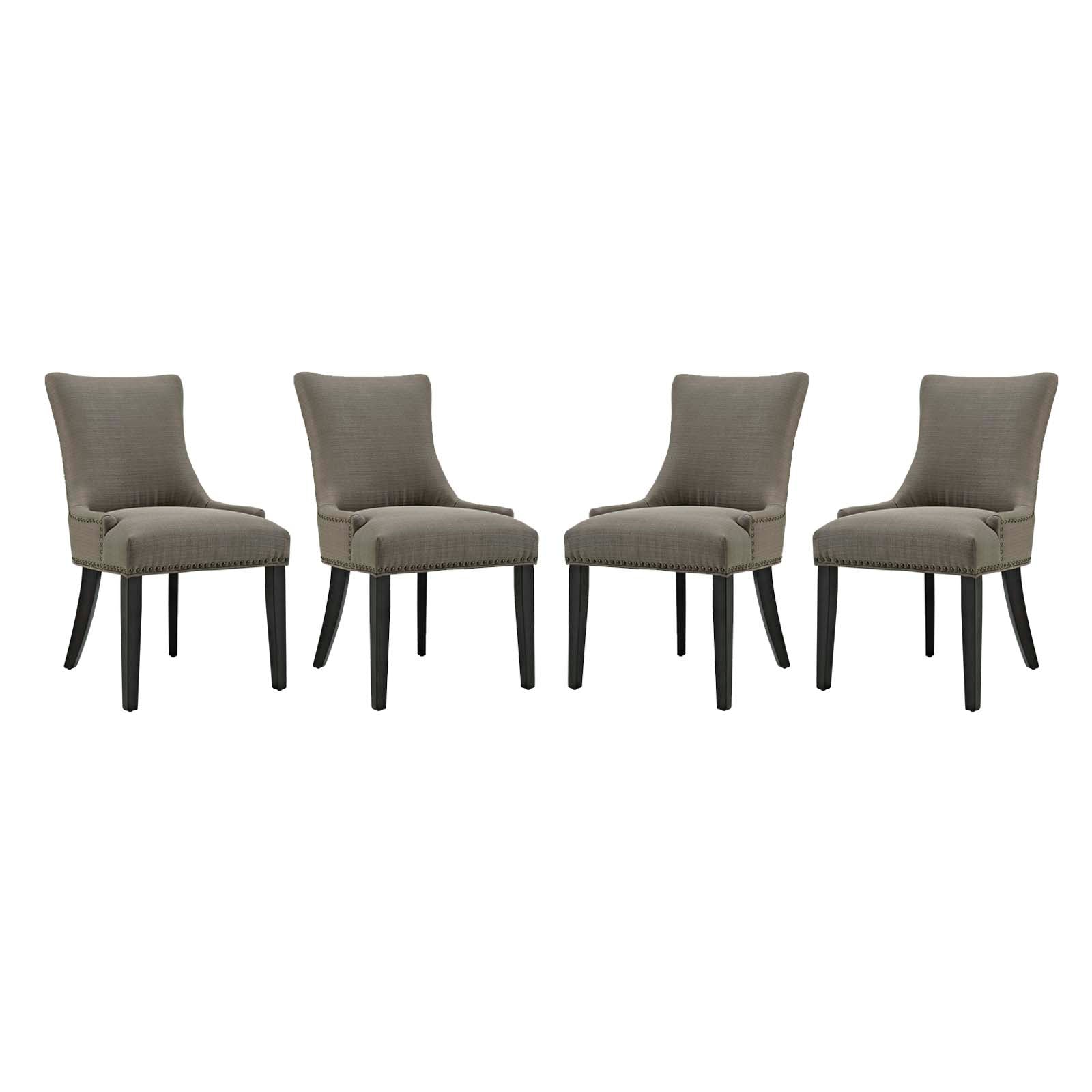 Marquis Dining Chair Fabric Set of 4 by Modway