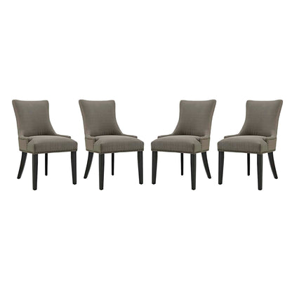Marquis Dining Chair Fabric Set of 4 by Modway