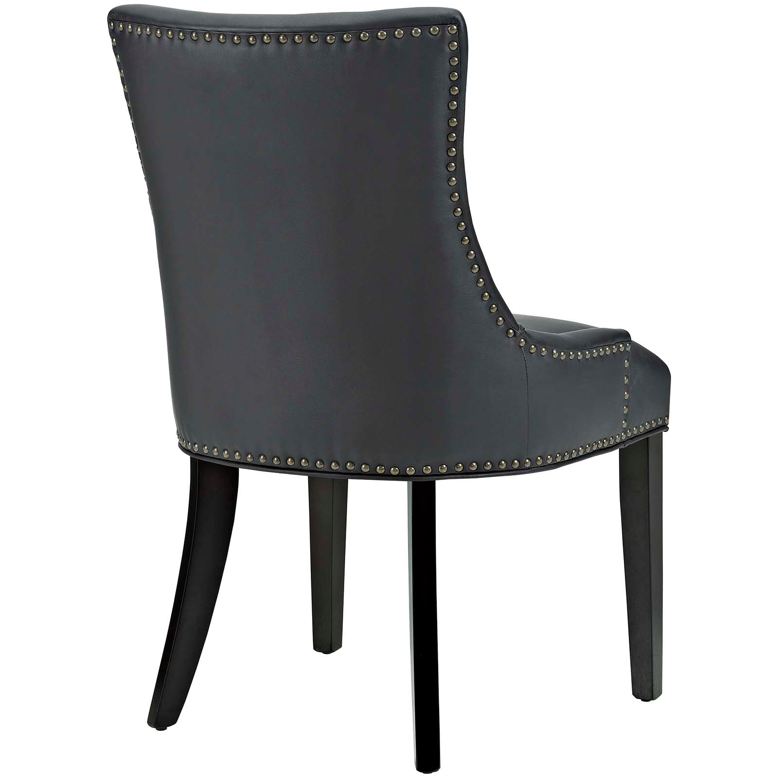 Marquis Dining Chair Faux Leather Set of 2 By HouseBean