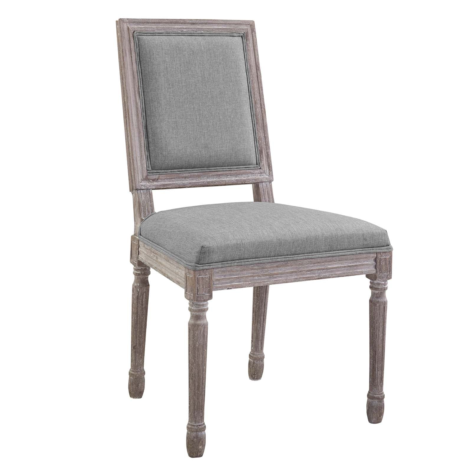 Court Dining Side Chair Upholstered Fabric Set of 4 By HouseBean