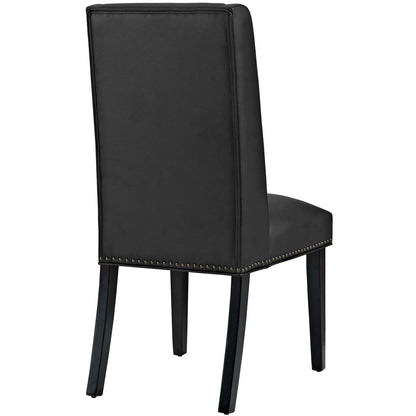 Baron Dining Chair Vinyl Set of 4 By HouseBean