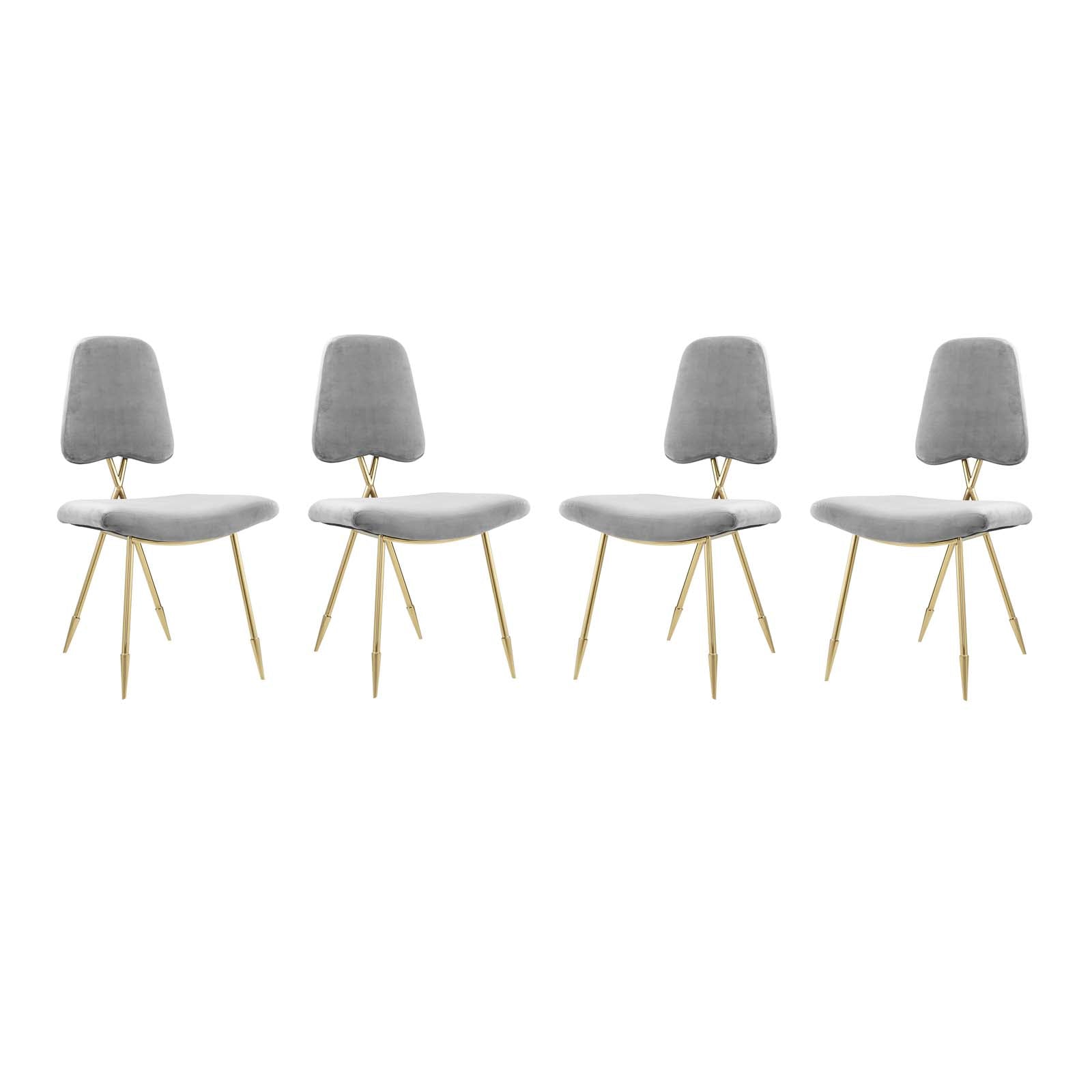 Ponder Dining Side Chair Set of 4 By HouseBean