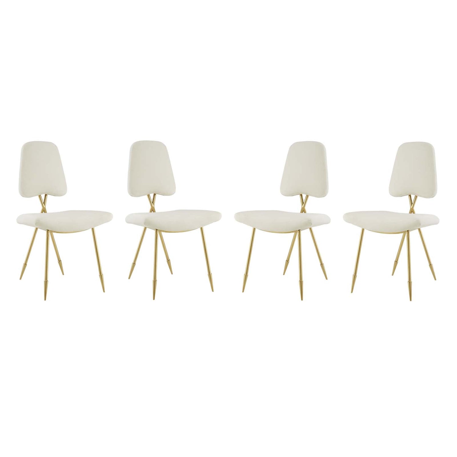 Ponder Dining Side Chair Set of 4 By HouseBean