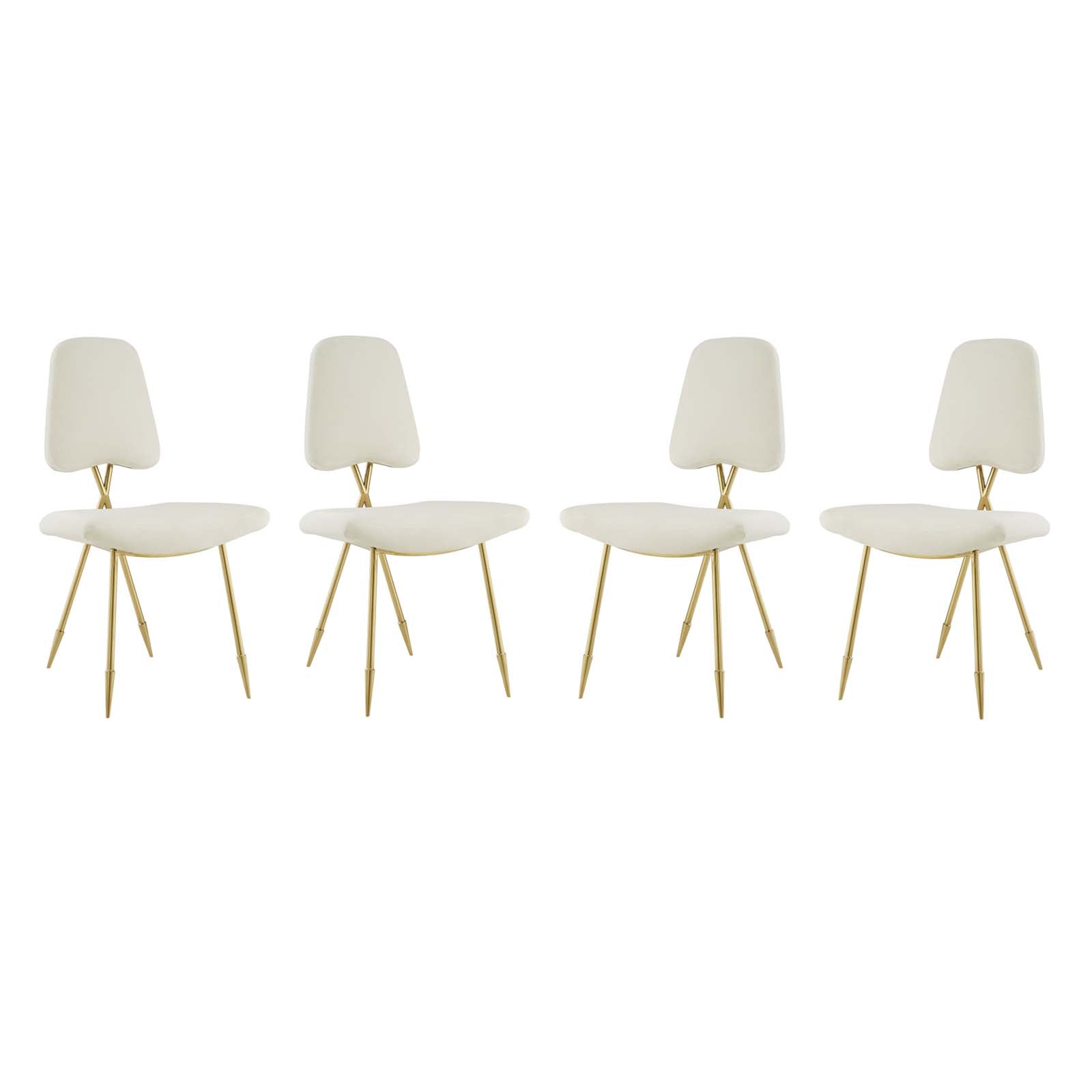 Ponder Dining Side Chair Set of 4 By HouseBean