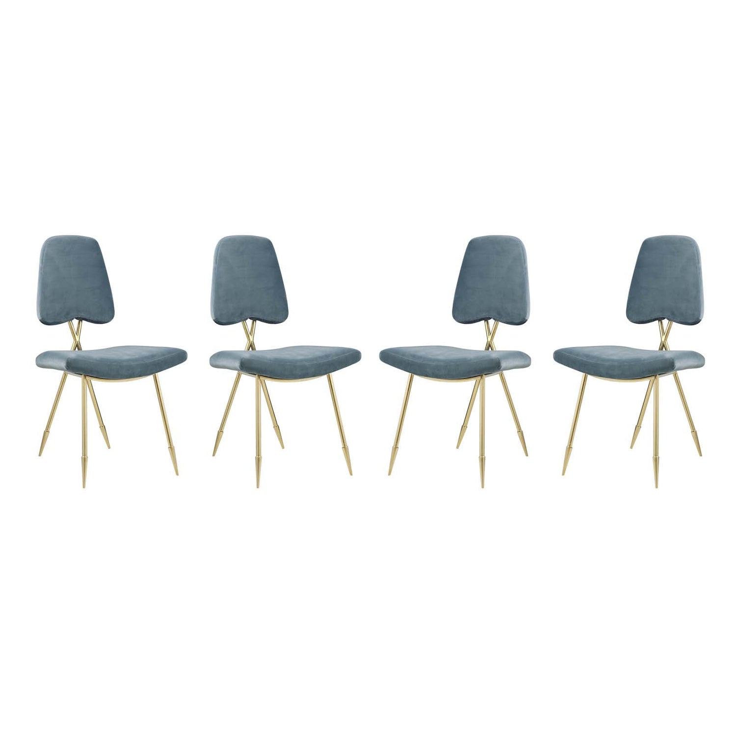 Ponder Dining Side Chair Set of 4 By HouseBean