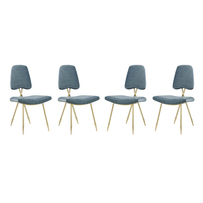 Ponder Dining Side Chair Set of 4 By HouseBean