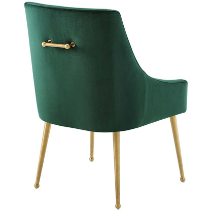 Discern Upholstered Performance Velvet Dining Chair By HouseBean