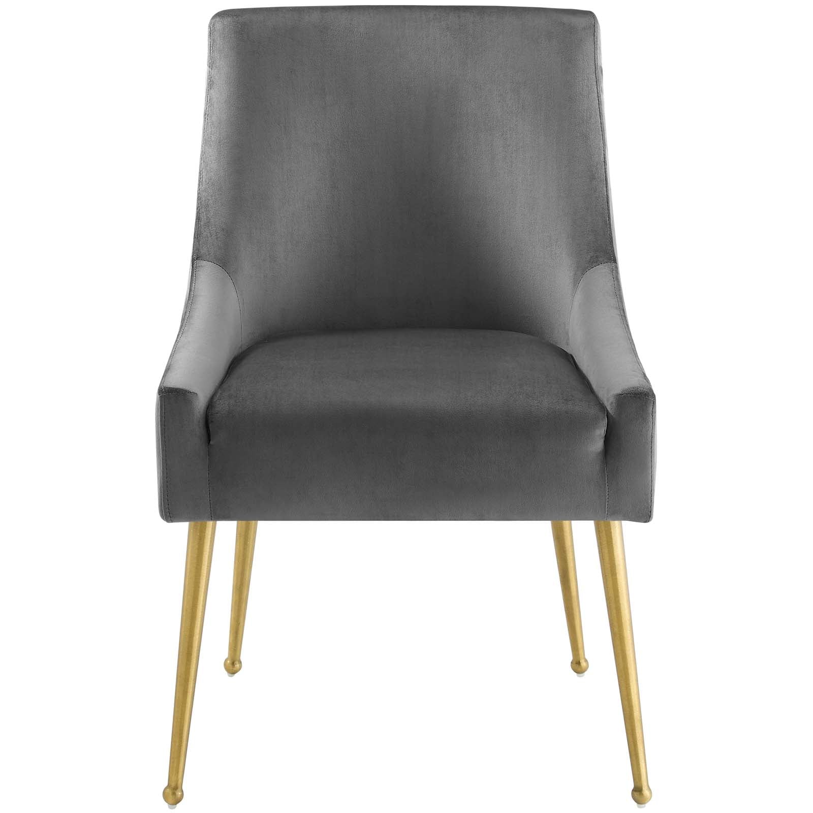 Discern Upholstered Performance Velvet Dining Chair By HouseBean