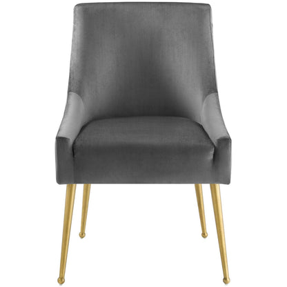 Discern Upholstered Performance Velvet Dining Chair By HouseBean