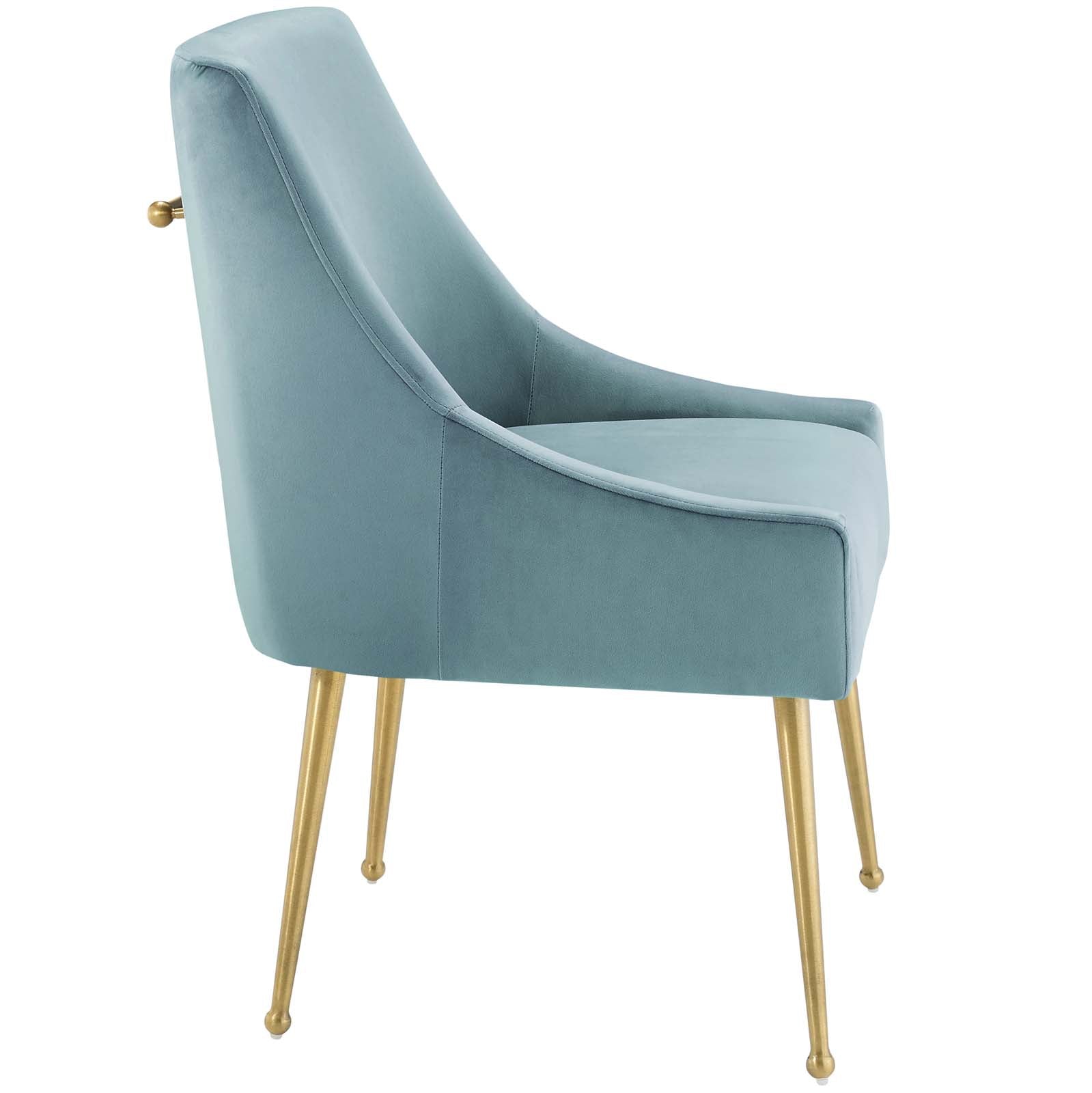 Discern Upholstered Performance Velvet Dining Chair By HouseBean