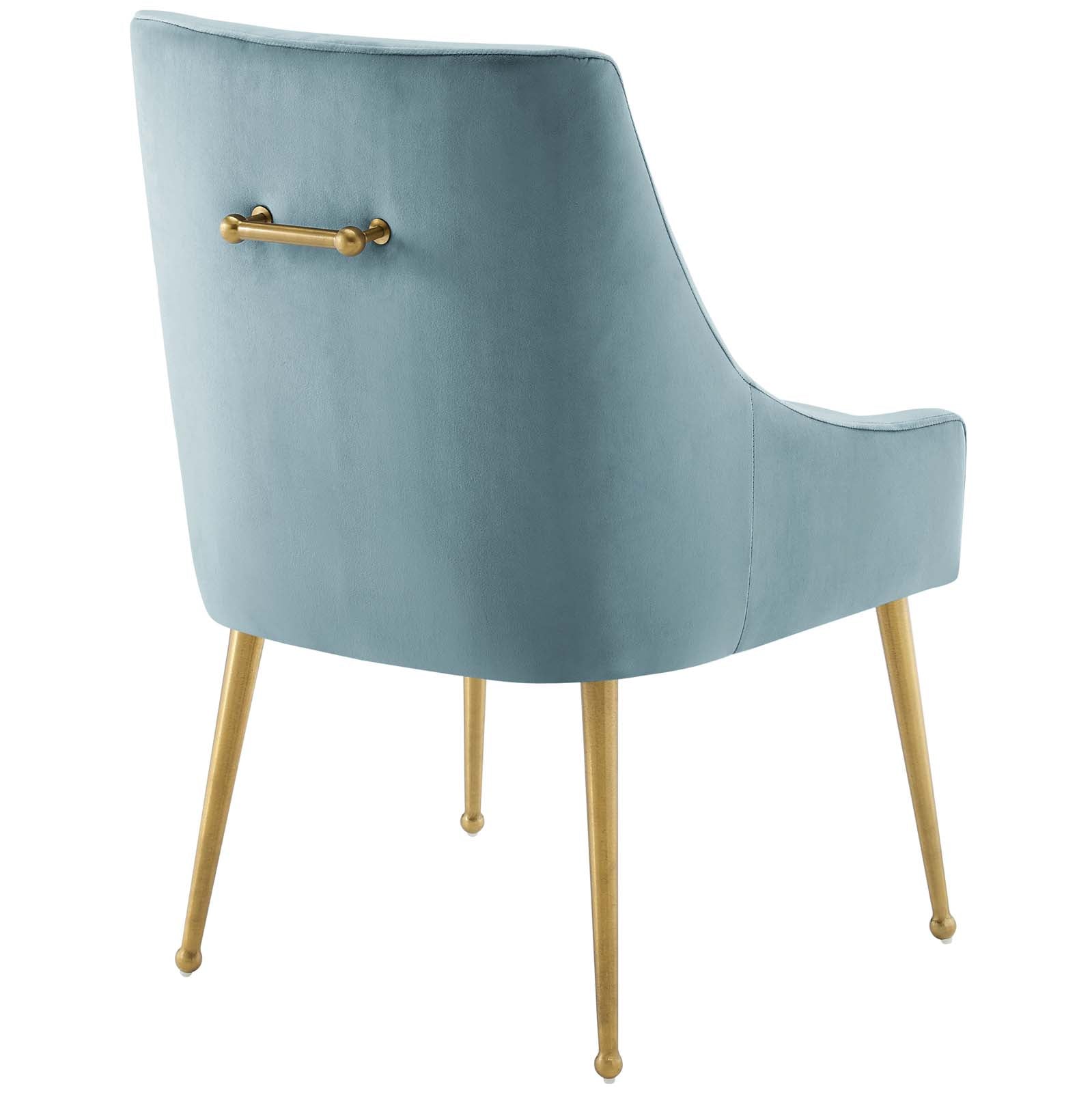 Discern Upholstered Performance Velvet Dining Chair By HouseBean