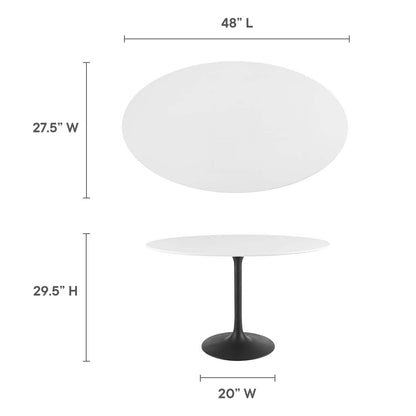 Lippa 48&quot; Oval Dining Table By HouseBean