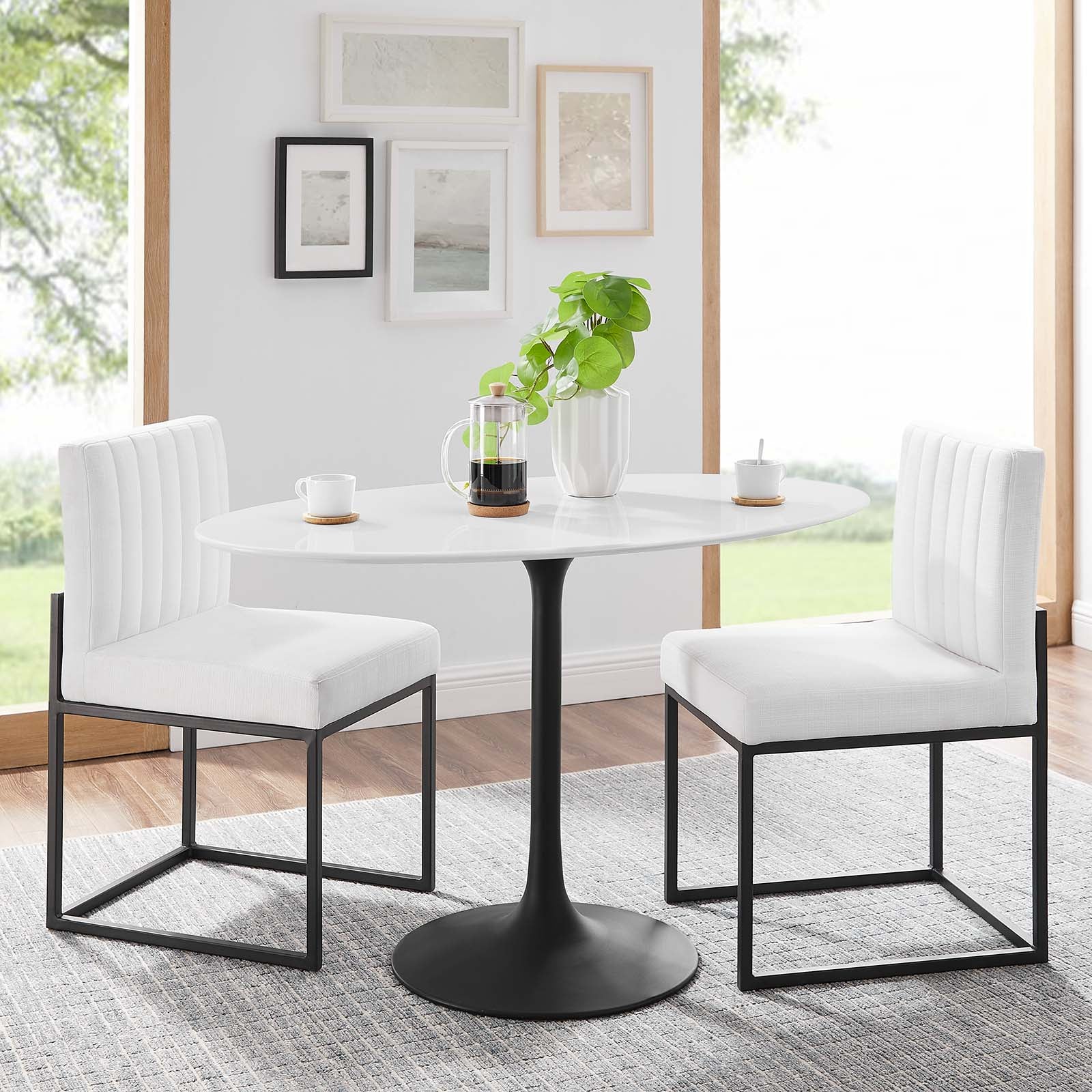 Lippa 48&quot; Oval Dining Table By HouseBean