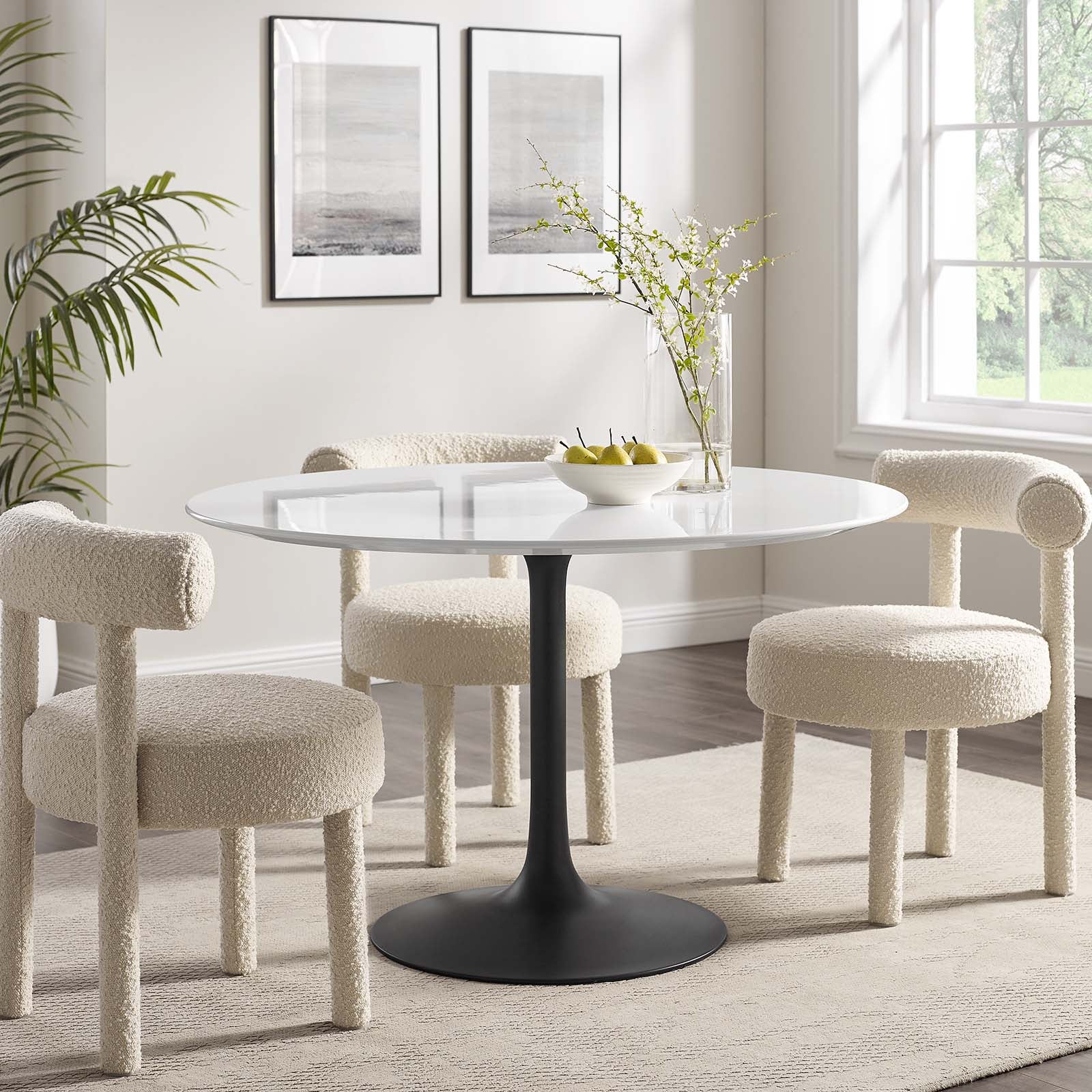 Lippa 48&quot; Round Dining Table By HouseBean