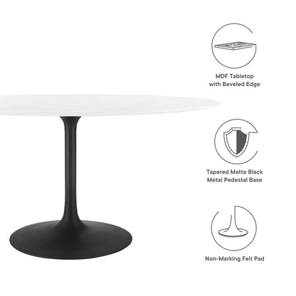 Lippa 60&quot; Oval Dining Table By HouseBean