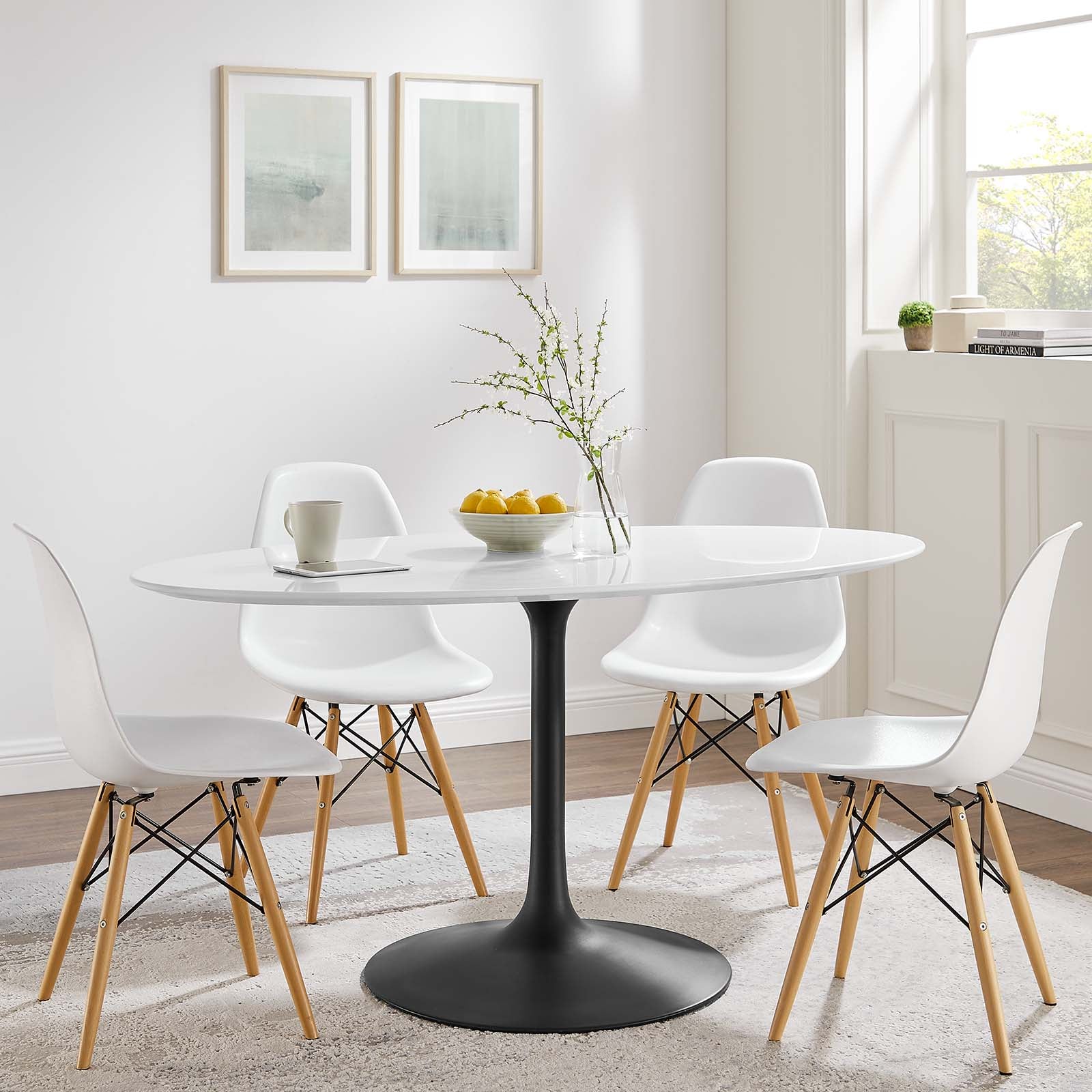 Lippa 60&quot; Oval Dining Table By HouseBean