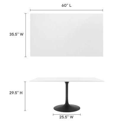 Lippa Rectangle Wood Dining Table by Modway