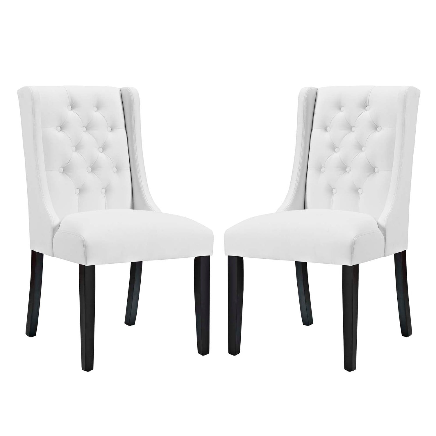 Baronet Dining Chair Vinyl Set of 2 By HouseBean