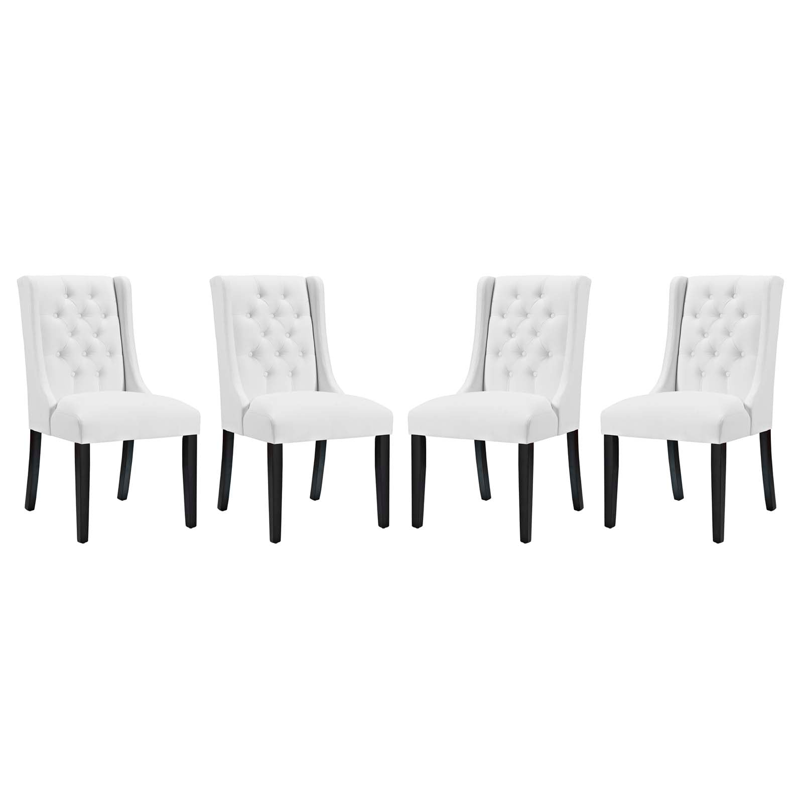 Baronet Dining Chair Vinyl Set of 4 By HouseBean