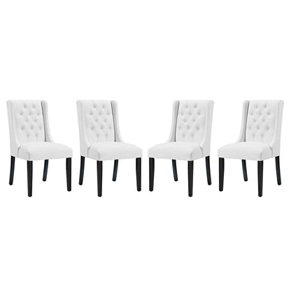 Baronet Dining Chair Vinyl Set of 4 By HouseBean