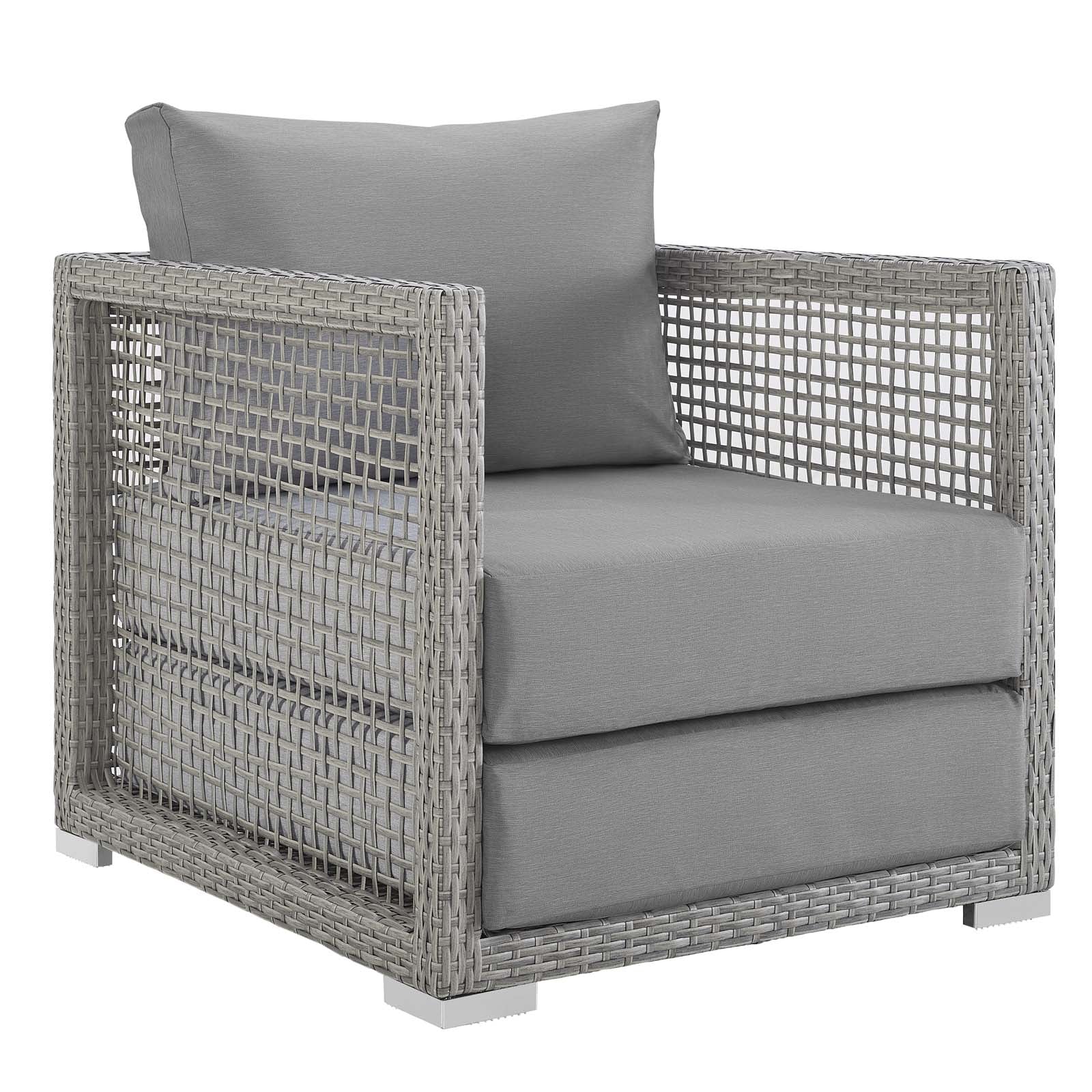 Aura 3 Piece Outdoor Patio Wicker Rattan Set By HouseBean