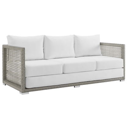 Aura 3 Piece Outdoor Patio Wicker Rattan Set by Modway