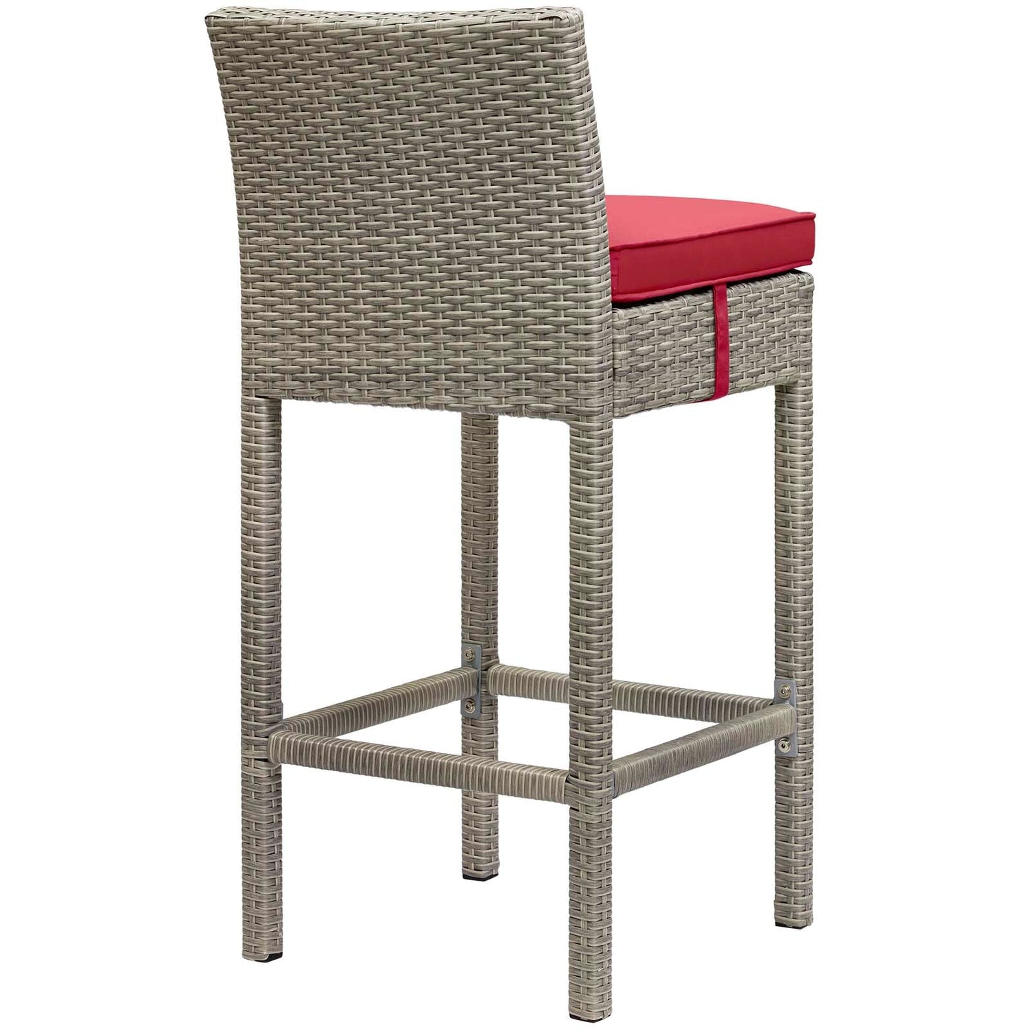 Conduit Outdoor Patio Wicker Rattan Bar Stool Set of 2 by Modway