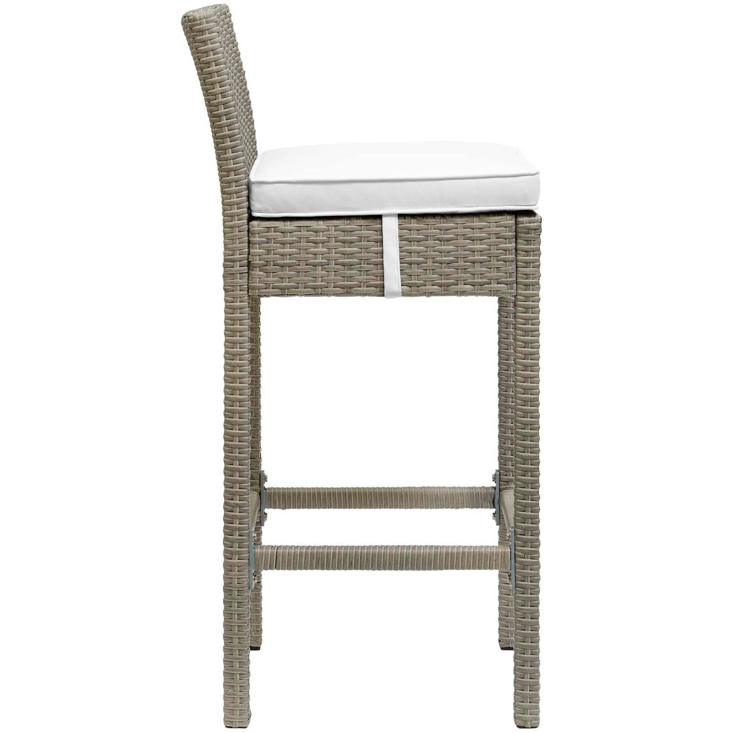 Conduit Outdoor Patio Wicker Rattan Bar Stool Set of 2 by Modway
