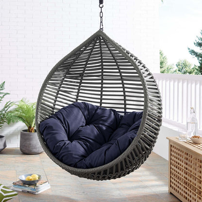 Garner Teardrop Outdoor Patio Swing Chair By HouseBean