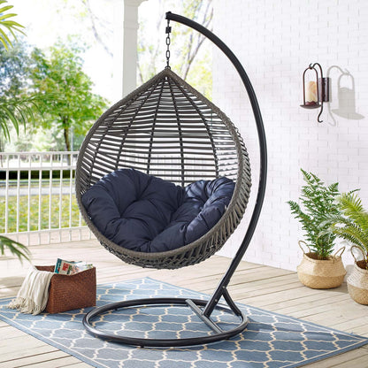 Garner Teardrop Outdoor Patio Swing Chair By HouseBean