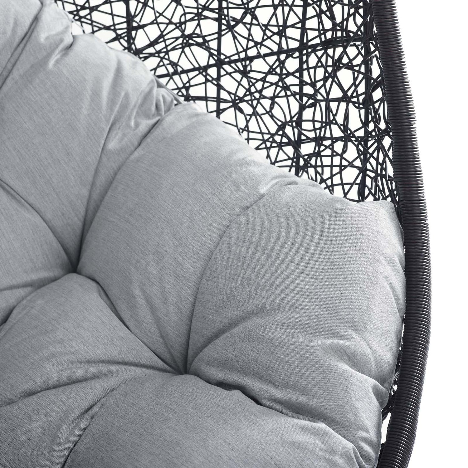 Encase Sunbrella¬Æ Fabric Swing Outdoor Patio Lounge Chair Without Stand by Modway