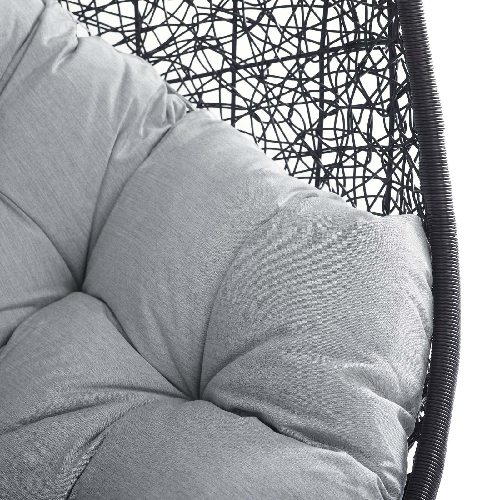 Encase Sunbrella¬Æ Fabric Swing Outdoor Patio Lounge Chair Without Stand by Modway