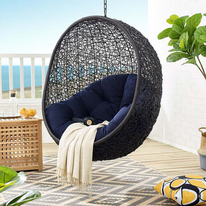 Encase Sunbrella¬Æ Fabric Swing Outdoor Patio Lounge Chair Without Stand by Modway