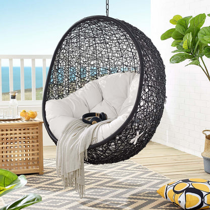 Encase Sunbrella¬Æ Fabric Swing Outdoor Patio Lounge Chair Without Stand by Modway