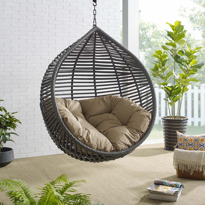 Garner Teardrop Outdoor Patio Swing Chair Without Stand By HouseBean