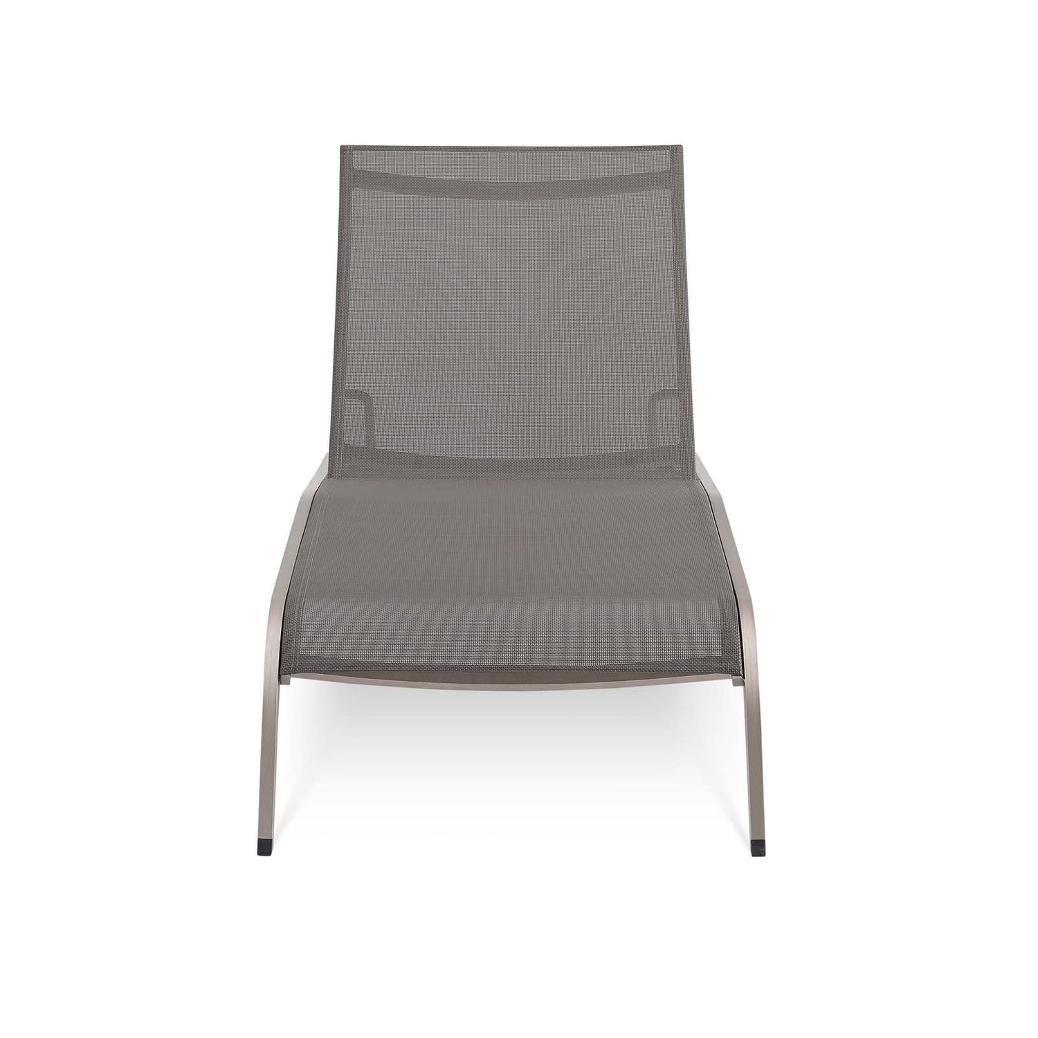 Savannah Mesh Chaise Outdoor Patio Aluminum Lounge Chair by Modway