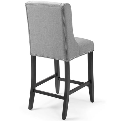 Baron Upholstered Fabric Counter Stool By HouseBean