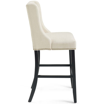 Baron Upholstered Fabric Bar Stool By HouseBean