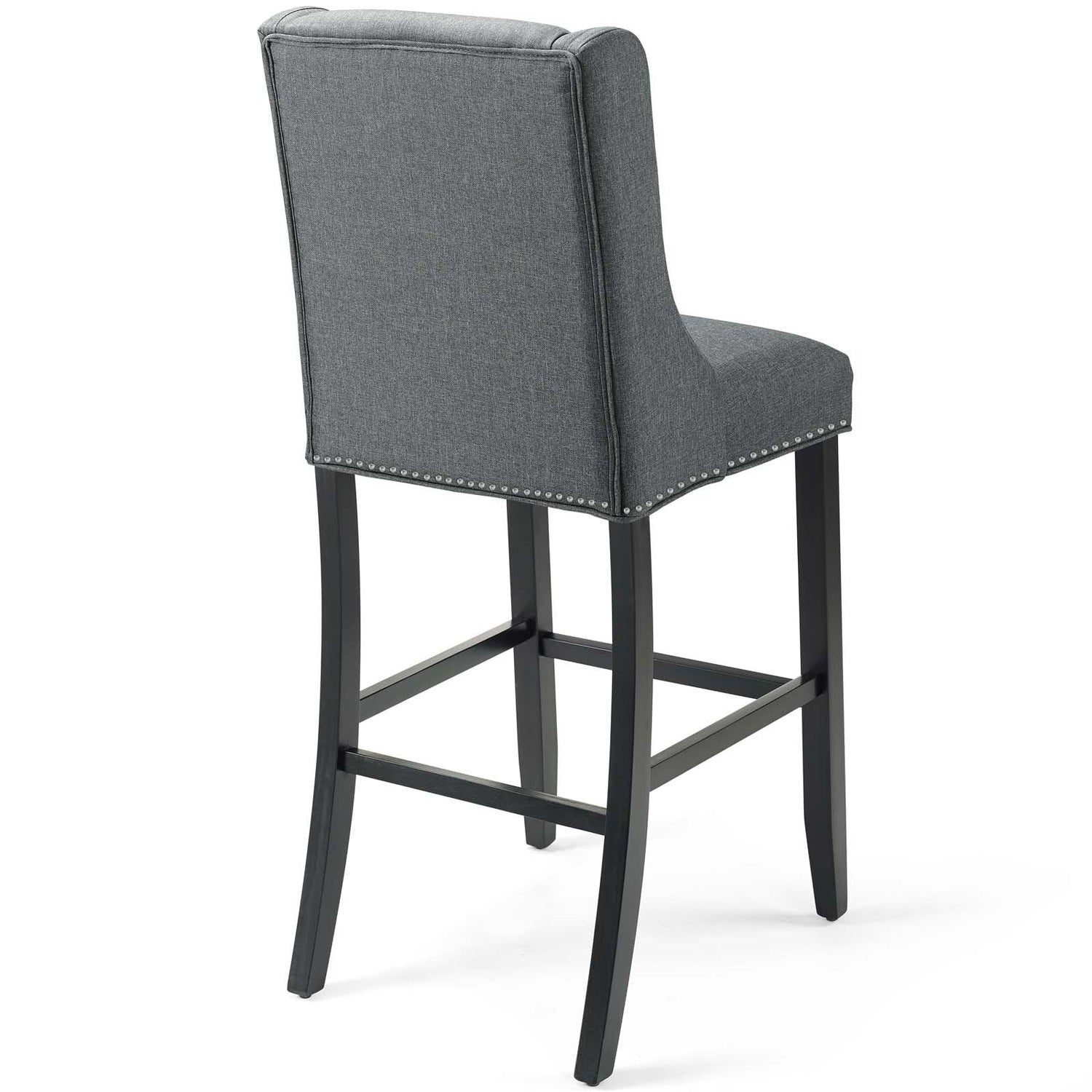 Baron Upholstered Fabric Bar Stool By HouseBean