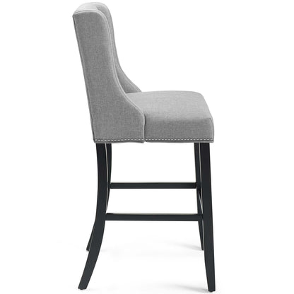 Baron Upholstered Fabric Bar Stool By HouseBean