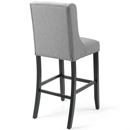 Baron Upholstered Fabric Bar Stool By HouseBean