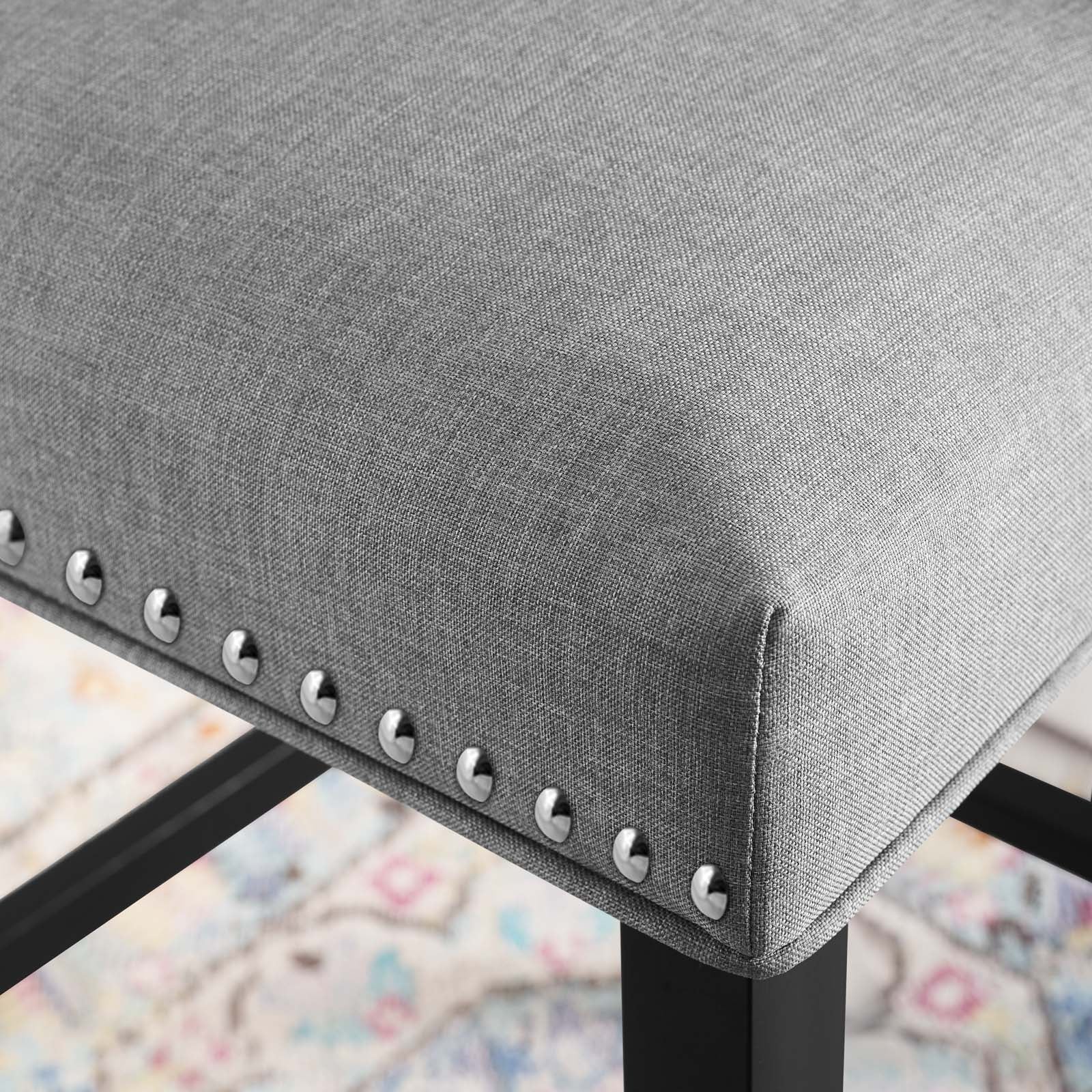 Baron Upholstered Fabric Bar Stool By HouseBean