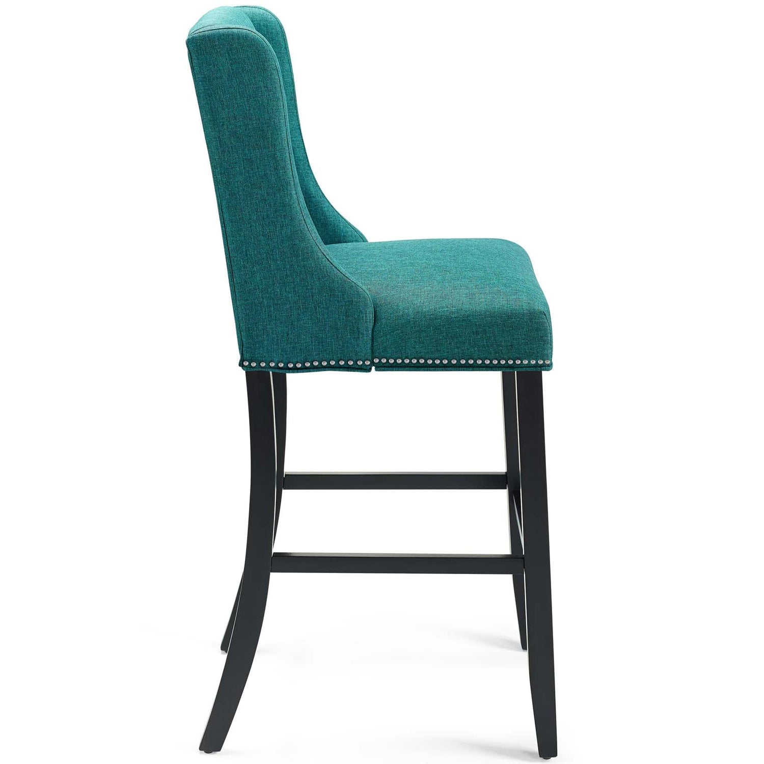 Baron Upholstered Fabric Bar Stool By HouseBean