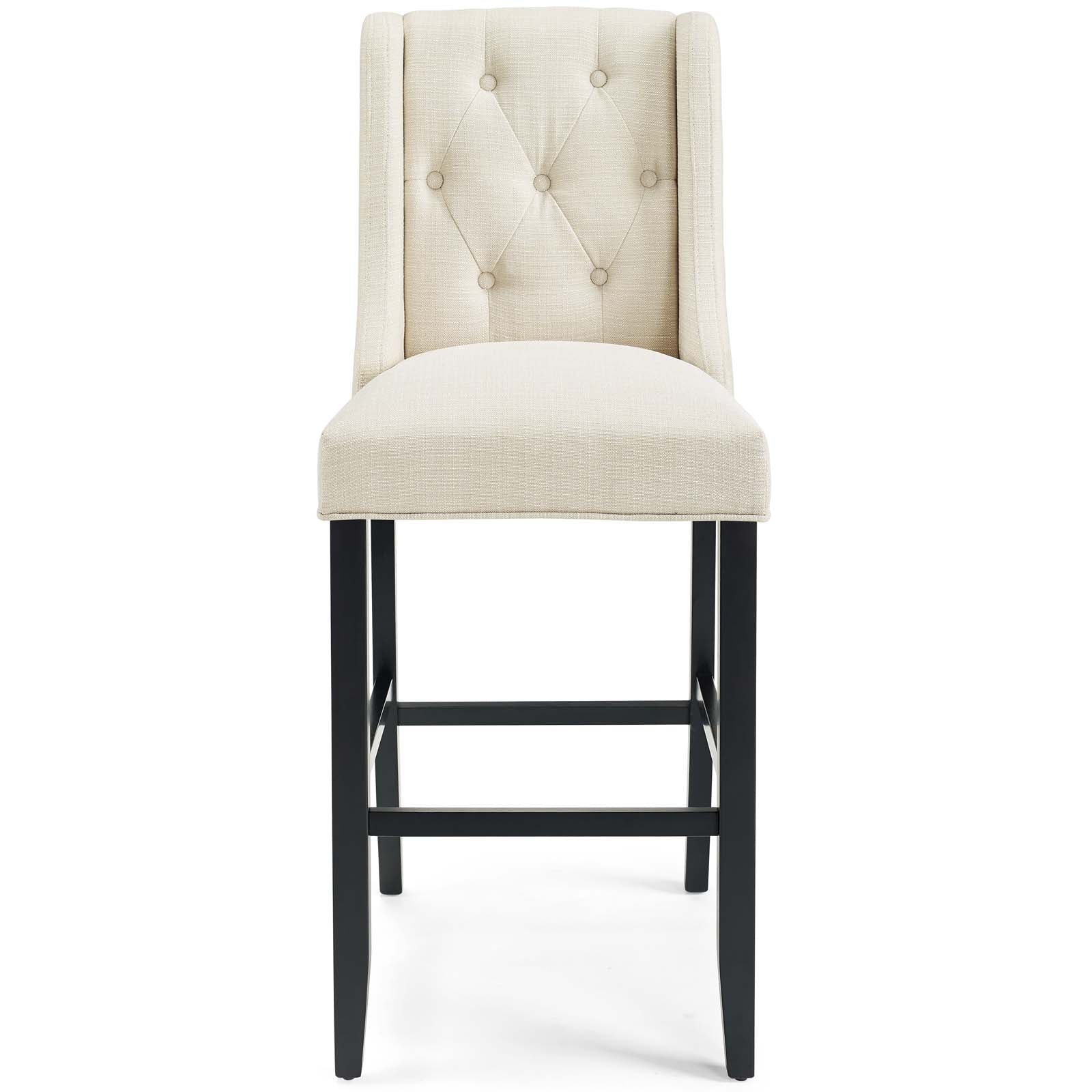 Baronet Tufted Button Upholstered Fabric Bar Stool By HouseBean